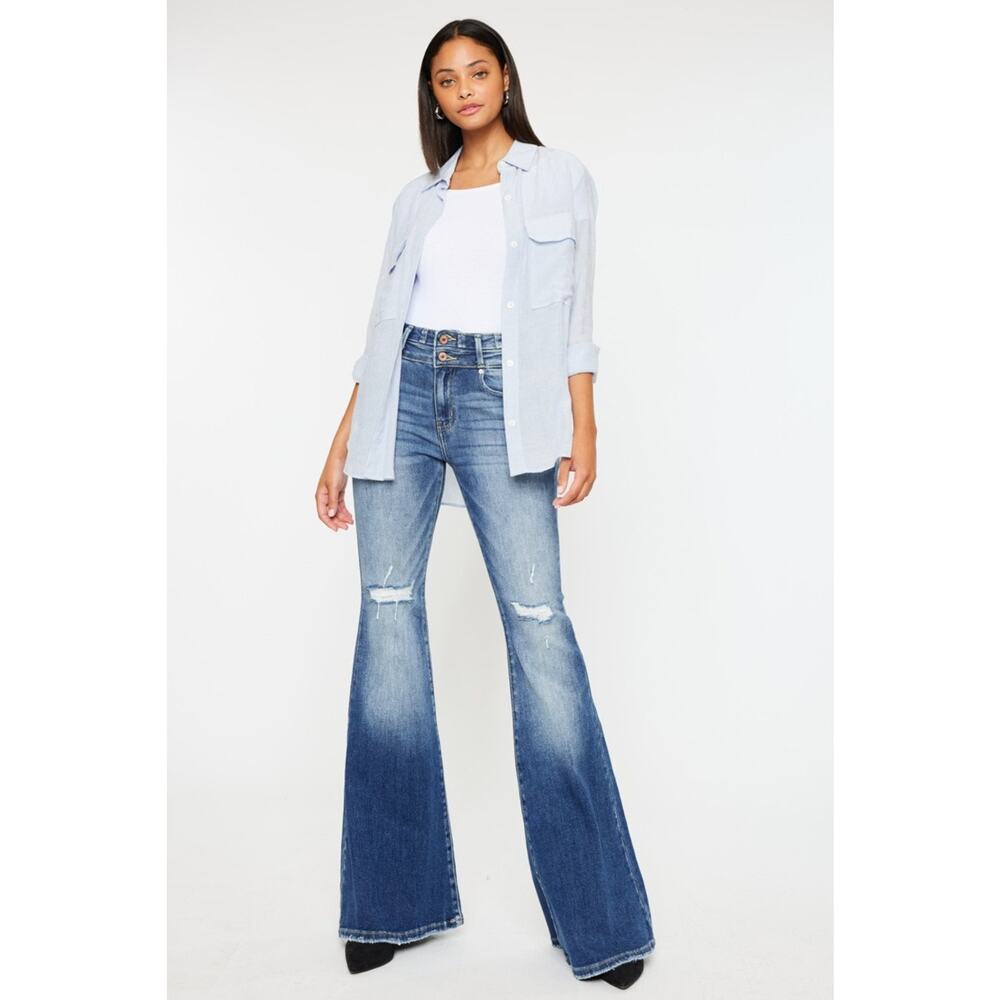 KanCan Blue Flare Jeans